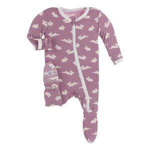 NWT KicKee Pants Pegasus Bunny Onesie 6-9M